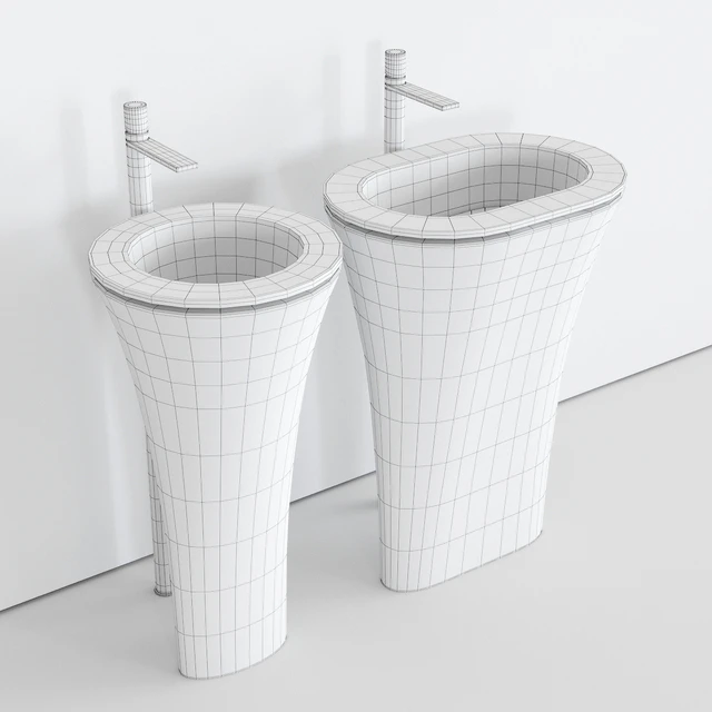 Ceramica Cielo Amedeo Freestanding Washbasin — Descargar