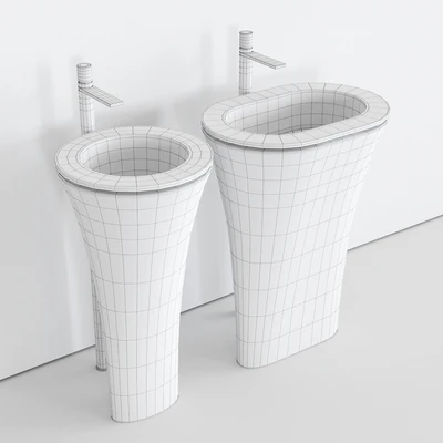 Ceramica Cielo Amedeo Freestanding Washbasin — Ver 2