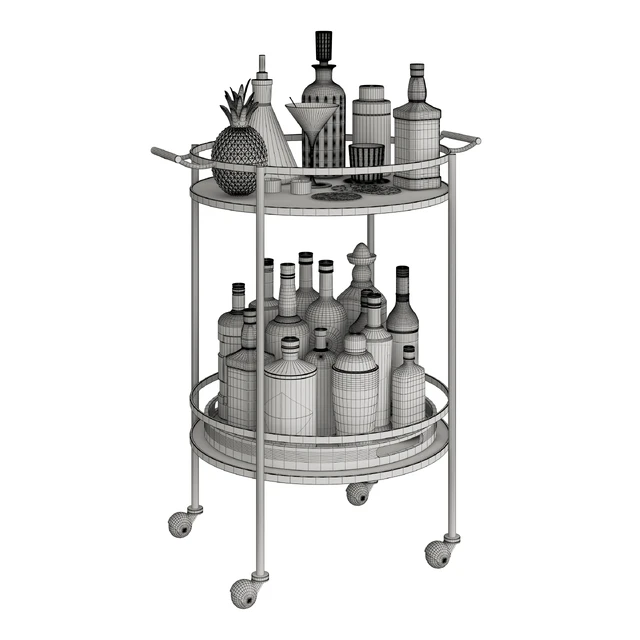 Mini Bar Beverage Table — Descargar