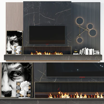 TV wall modern 56 — Вид 1