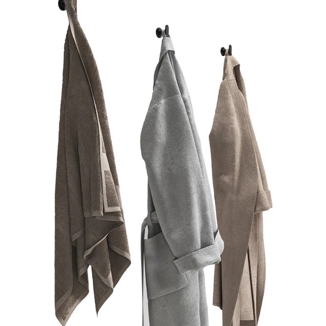 Laundry basket Bathrobe and Towel — Descargar