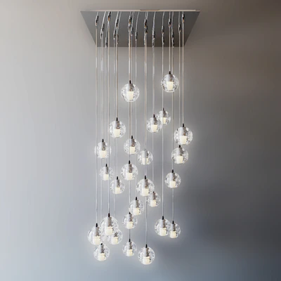 Bocci led crystal glass ball 26 designed by omer arbel in 2005 — Ver 3