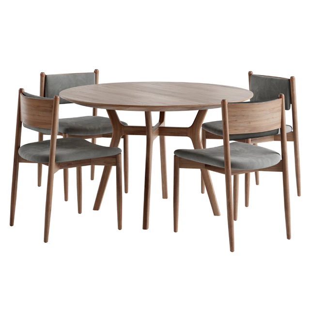 Ronu Chair. Trips Dining Table — Descargar