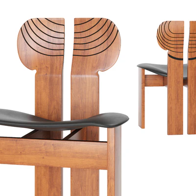 Africa Chair by Afra and Tobia DrCG Model 03 — Ver 6