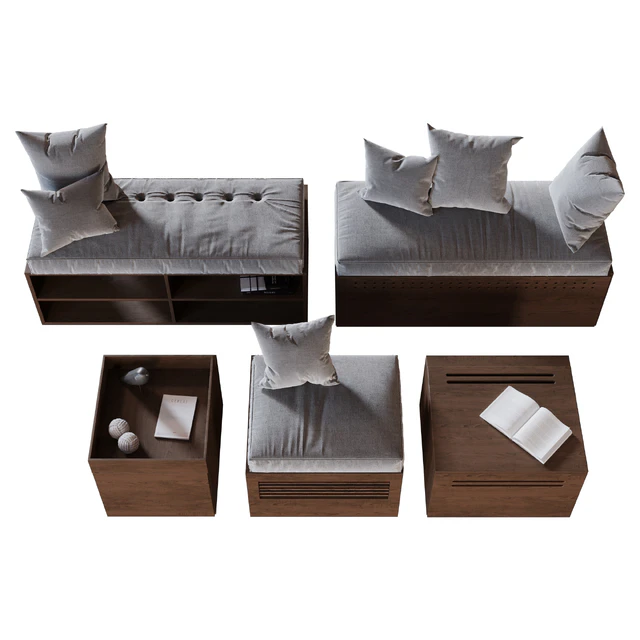 Modules and Window Seat Pillows set — Descargar