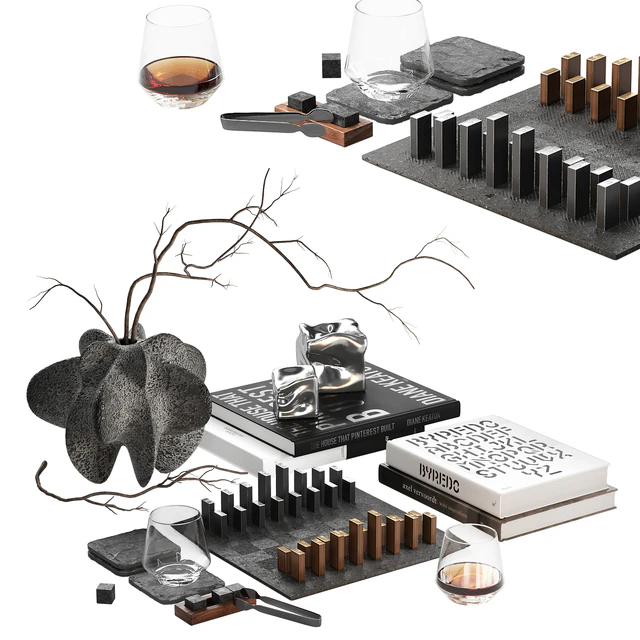 Decorative set Black Chess — Descargar
