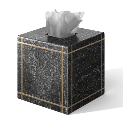 Bath Accessories Set - Palais Marble by Kassatex — Ver 7