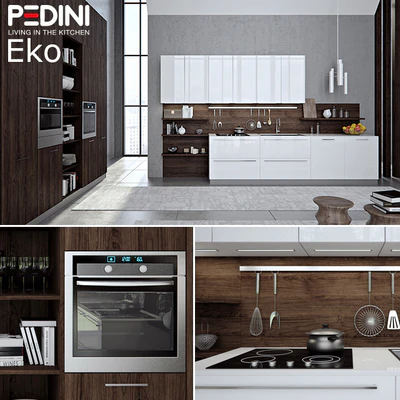 Kitchen Pedini Eko set3 (v-ray) — Ver 1