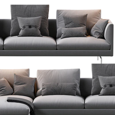 1333 Flamingo Zanotta Sofa — Ver 3
