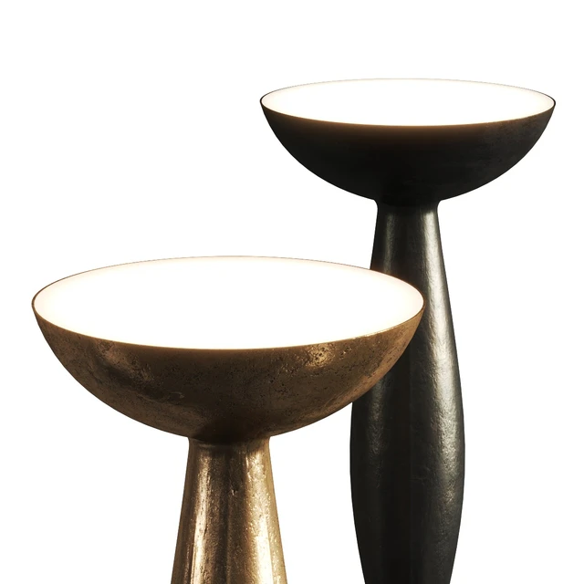 Haos Natural Bronze & Green Patina Floor Lamp — Скачать