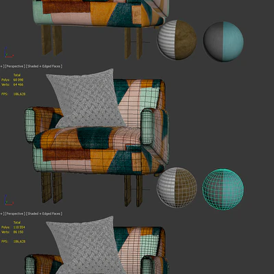 Kelly Wearstler Zephyr Club Chair — Ver 3