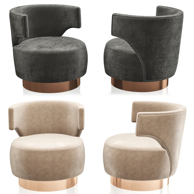 HOLLY HUNT Mesa Occasional Chair — Скачать
