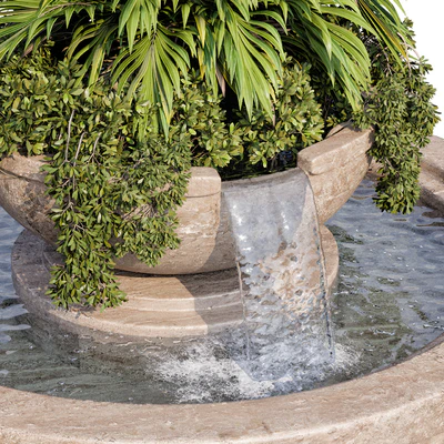 Plant and fountain 01 — Вид 4
