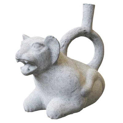 Moche pottery cheetah — Ver 4