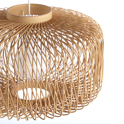 Rattan lamp, non electrified, Yaku — Ver 4