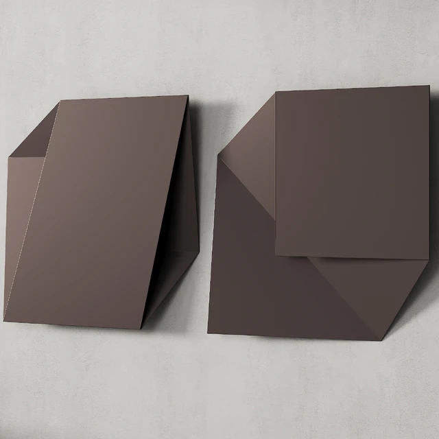 456 decorative wall art 22 minimal metal artworks by Heiner Thiel P02 — Скачать