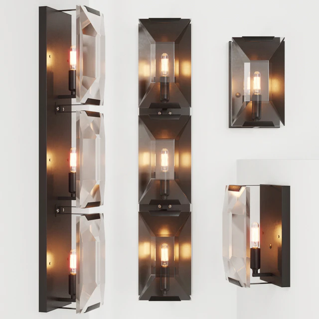 RH HARLOW CRYSTAL SCONCE, TRIPLE SCONCE — Descargar
