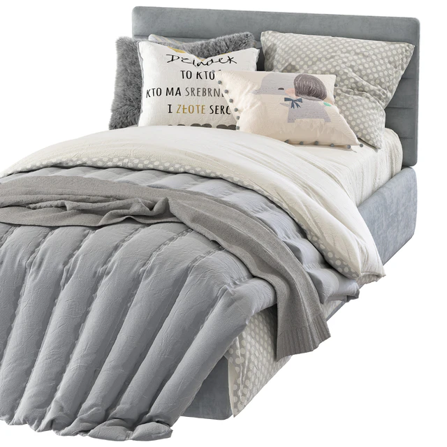 Кровать Pfeiffer Upholstered Bed 4 — Скачать