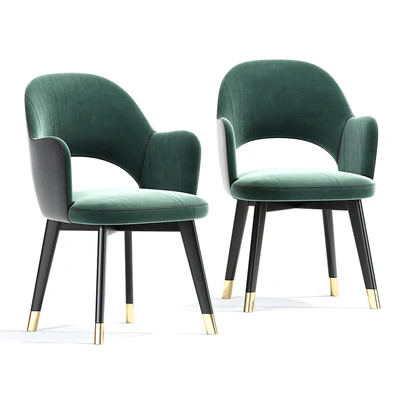 Colette Baxter Arm Dining Chair Set — Ver 3