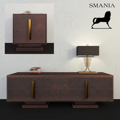 Smania Nestor dresser and nightstand — Ver 1