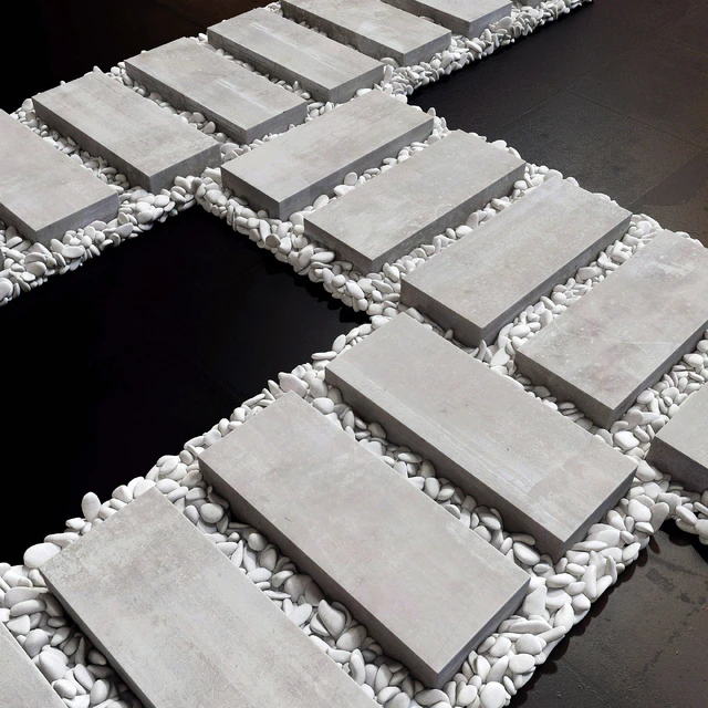 Paving road plate stone pebble n1 / Брусчатка дорога из плит с галькой №1 — Скачать