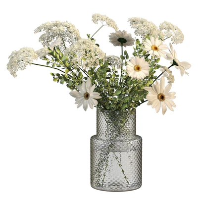Bouquet of flowers in a vase Ikea — Ver 4