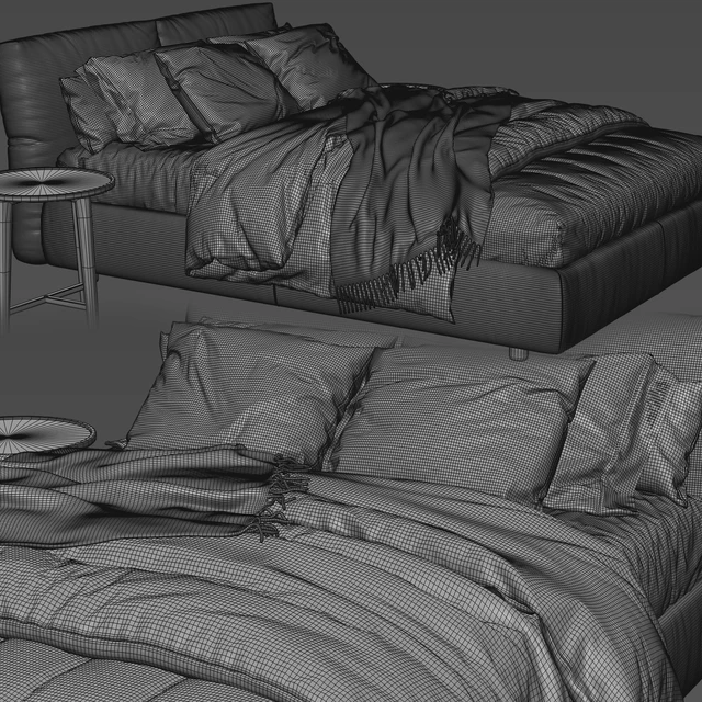 Flexform Newbridge Soft Bed — Descargar