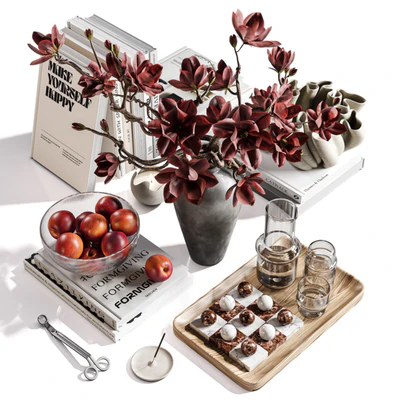 Decorative Tabletop with Magnolia Touch — View 6