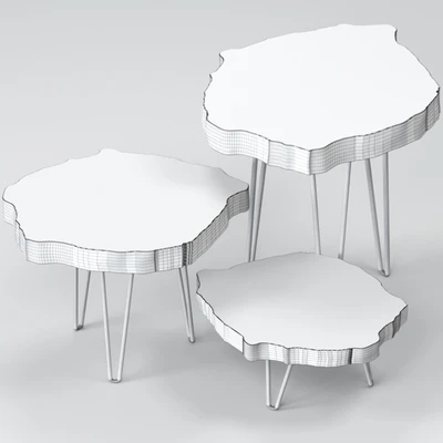 Slab coffee tables. — View 3