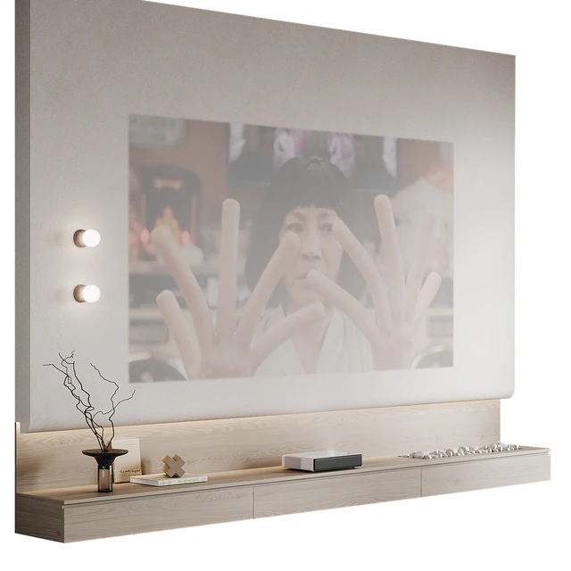 TV wall with Xiaomi laser projector — Descargar