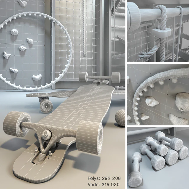 A set of sports equipment — Descargar