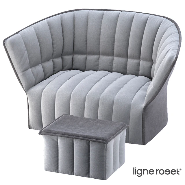 Ligne Roset Moel Sofa &amp; Pouf — Descargar