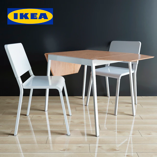 Folding table and chair IKEA PS 2012 / Theodorez — Descargar