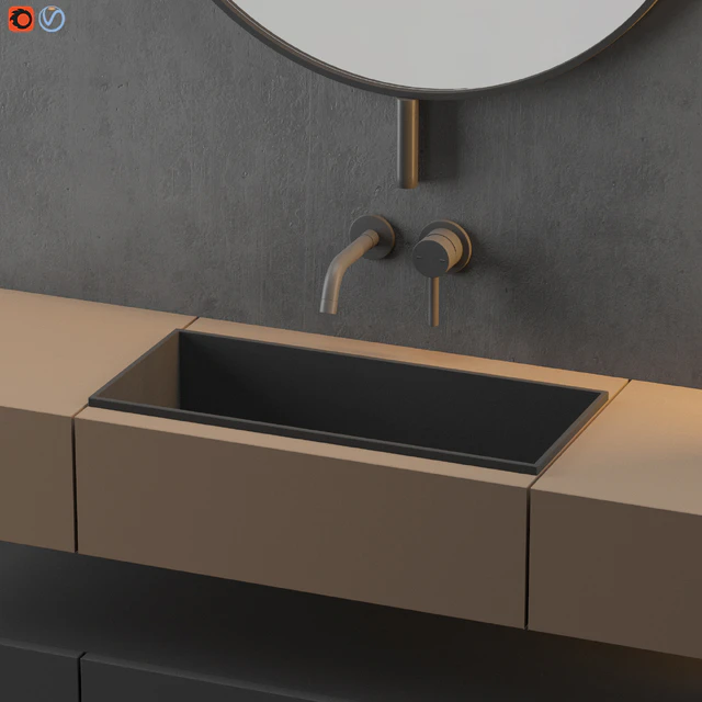 MODERN - Grey Bathroom 04 — Скачать
