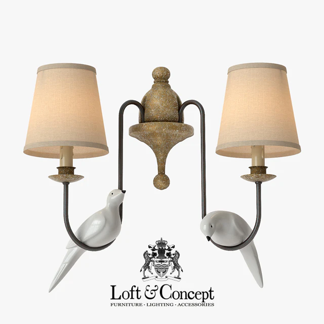 Bra Norman Bird Wall Lamp double — Descargar