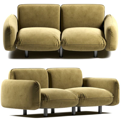 BEAN Velvet Sofa — Вид 1