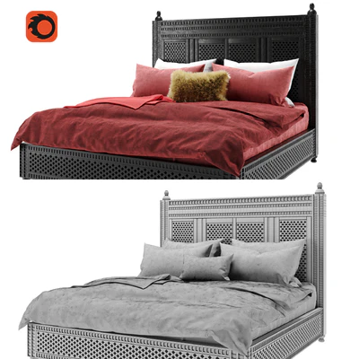 RH Miraya Bed — Ver 2