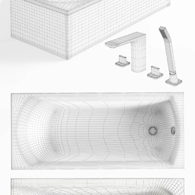 Radaway baths Set 2 + Steinberg bath/shower mixer — Вид 3