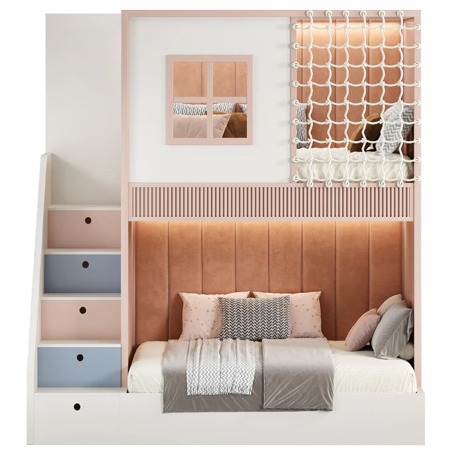 Designer two-level bed Kids room 24 — Descargar