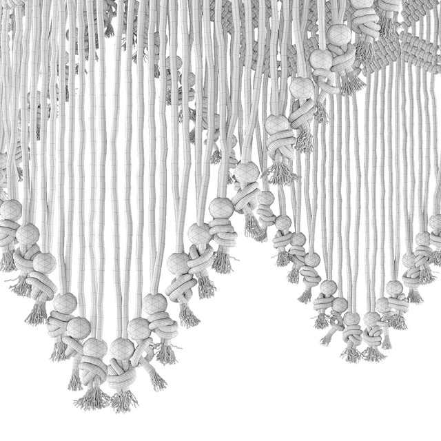 Sonora Macrame Chandelier by Selamat — Скачать