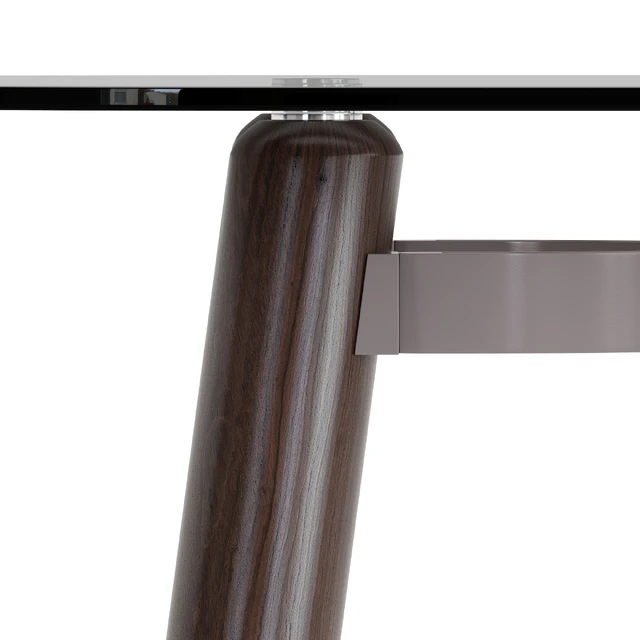 ARCO wood and glass dining table — Скачать