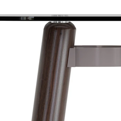 ARCO wood and glass dining table — Вид 4
