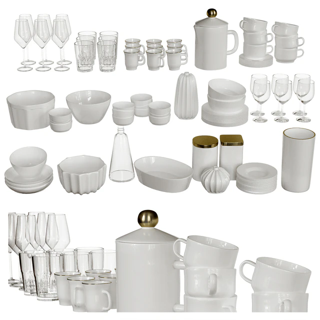 Set of dishes — Descargar