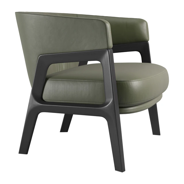 Duo Lounge armchair by Poltrona Frau — Descargar