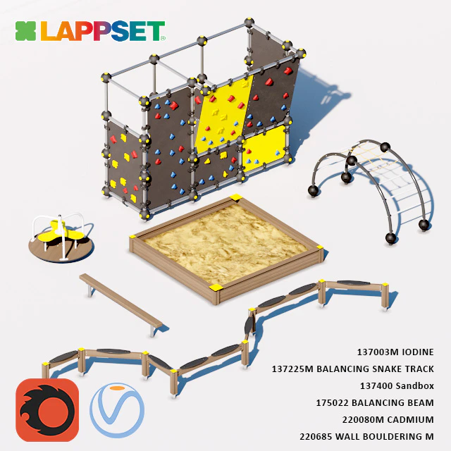 Equipment for children's playground Lappset — Descargar