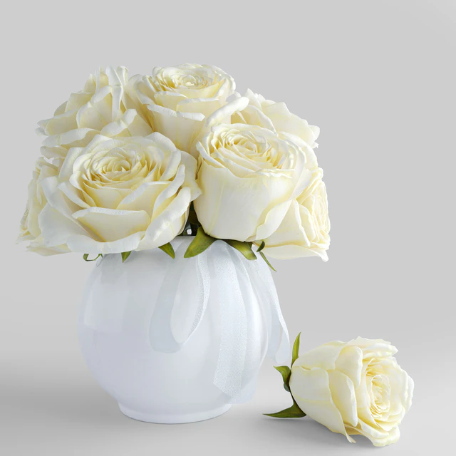 Bouquet of white roses — Descargar