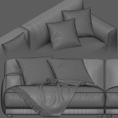 Poliform Paris Seoul Chaise Longue Sofa 02 — Ver 4