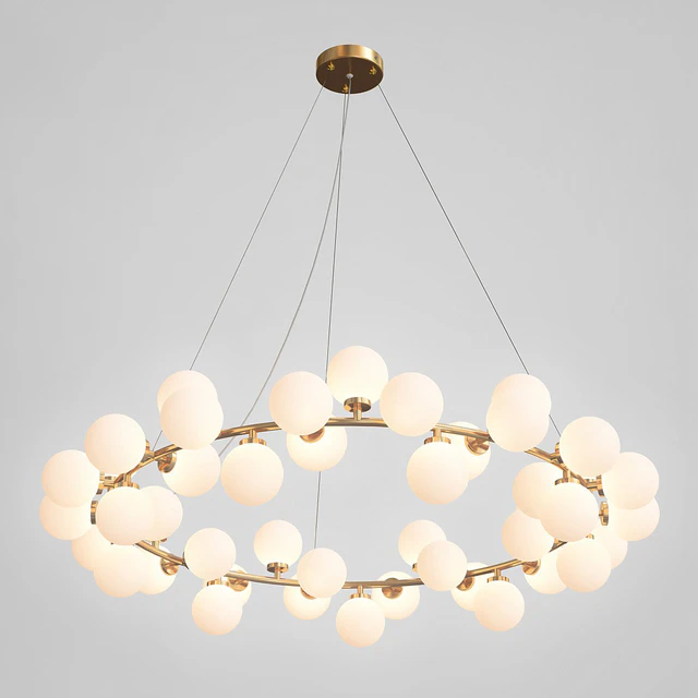 Milk Bubble Round Chandelier — Скачать