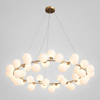 Milk Bubble Round Chandelier — Вид 1