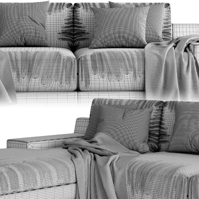 West Elm Dalton Chaise Longue Sofa — Ver 3